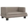 Cama para perros de cuero sintético color capuchino 60x40x30 cm by , Beds for dogs - Ref: Foro24-171917, Price: 68,50 €, Disc...