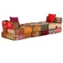 Puf modular de 3 plazas de tela patchwork by , Cushions for chairs and sofas - Ref: Foro24-244983, Price: 751,30 €, Discount: %