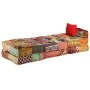 Puf modular de 3 plazas de tela patchwork by , Cushions for chairs and sofas - Ref: Foro24-244983, Price: 751,30 €, Discount: %