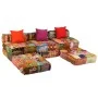 Puf modular de 3 plazas de tela patchwork by , Cushions for chairs and sofas - Ref: Foro24-244983, Price: 751,30 €, Discount: %