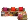 Puf modular de 3 plazas de tela patchwork by , Cushions for chairs and sofas - Ref: Foro24-244983, Price: 751,30 €, Discount: %