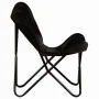 Silla mariposa butterfly para niños de cuero auténtico negro de , Sillones - Ref: Foro24-246385, Precio: 74,87 €, Descuento: %