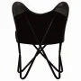 Silla mariposa butterfly para niños de cuero auténtico negro de , Sillones - Ref: Foro24-246385, Precio: 74,87 €, Descuento: %