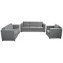 Conjunto de sofás 3 unidades tela gris claro von , Sofas - Ref: Foro24-274213, Preis: 938,37 €, Rabatt: %