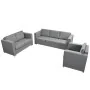 Conjunto de sofás 3 unidades tela gris claro von , Sofas - Ref: Foro24-274213, Preis: 938,37 €, Rabatt: %
