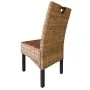 Sillas de comedor 6 unidades ratán kubu madera de mango von , Essstühle - Ref: Foro24-274361, Preis: 571,59 €, Rabatt: %