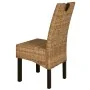 Sillas de comedor 6 unidades ratán kubu madera de mango von , Essstühle - Ref: Foro24-274361, Preis: 571,59 €, Rabatt: %