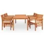 Set comedor de jardín 7 pzas y cojines madera maciza de acacia by , Garden sets - Ref: Foro24-278899, Price: 1,00 €, Discount: %