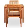 Set comedor de jardín 3 pzas y cojines madera maciza de acacia von , Gartensets - Ref: Foro24-278901, Preis: 363,21 €, Rabatt: %