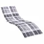 Cojín de tumbona de tela Oxford estampado de hojas 200x60x3 cm by , Cushions for chairs and sofas - Ref: Foro24-314217, Price...