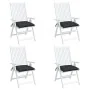 Cojines de silla de jardín 4 uds tela Oxford negro 50x50x7 cm de , Cojines para sillas y sofás - Ref: Foro24-314918, Precio: ...
