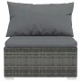 Set de muebles de jardín 4 pzas y cojines ratán sintético gris de , Conjuntos de jardín - Ref: Foro24-317512, Precio: 417,60 ...