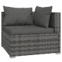 Set de muebles de jardín 4 pzas y cojines ratán sintético gris de , Conjuntos de jardín - Ref: Foro24-317512, Precio: 417,60 ...