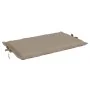 Cojín de tumbona de tela Oxford taupé 186x58x3 cm by , Cushions for chairs and sofas - Ref: Foro24-314166, Price: 45,40 €, Di...