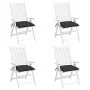 Cojines de silla de jardín 4 uds tela Oxford negro 40x40x7 cm de , Cojines para sillas y sofás - Ref: Foro24-314882, Precio: ...