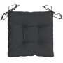 Cojines de silla de jardín 4 uds tela Oxford negro 40x40x7 cm de , Cojines para sillas y sofás - Ref: Foro24-314882, Precio: ...