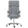 Silla de oficina reclinable con masaje de tela gris claro by , Office chairs - Ref: Foro24-349685, Price: 134,75 €, Discount: %
