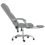 Silla de oficina reclinable con masaje de tela gris claro by , Office chairs - Ref: Foro24-349685, Price: 134,75 €, Discount: %