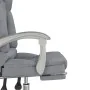 Silla de oficina reclinable con masaje de tela gris claro by , Office chairs - Ref: Foro24-349685, Price: 134,75 €, Discount: %