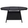 Set comedor de jardín 9 piezas y cojines ratán sintético negro von , Gartensets - Ref: Foro24-43924, Preis: 804,92 €, Rabatt: %