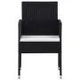 Set comedor de jardín 9 piezas y cojines ratán sintético negro von , Gartensets - Ref: Foro24-43924, Preis: 804,92 €, Rabatt: %