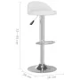 Taburetes de cocina 2 unidades cuero sintético blanco by , Kitchen stools - Ref: Foro24-333555, Price: 111,71 €, Discount: %