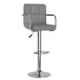 Taburetes de cocina 2 unidades cuero sintético gris by , Kitchen stools - Ref: Foro24-334598, Price: 145,71 €, Discount: %