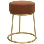 Hocker redondo marrón terciopelo by , Folding stools and chairs - Ref: Foro24-340259, Price: 43,68 €, Discount: %