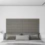 Paneles de pared 12 uds terciopelo gris claro 90x15 cm 1,62 m² von , Wandverkleidung - Ref: Foro24-344105, Preis: 52,70 €, Ra...