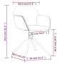 Sillas de comedor giratorias 2 uds terciopelo negro von , Essstühle - Ref: Foro24-344746, Preis: 157,07 €, Rabatt: %