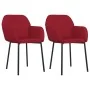Sillas de comedor 2 unidades terciopelo rojo tinto von , Essstühle - Ref: Foro24-344706, Preis: 106,06 €, Rabatt: %