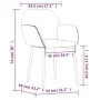 Sillas de comedor 2 unidades terciopelo rojo tinto von , Essstühle - Ref: Foro24-344706, Preis: 106,06 €, Rabatt: %