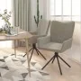 Sillas de comedor giratorias 2 uds de terciopelo gris claro de , Sillas de comedor - Ref: Foro24-344809, Precio: 157,46 €, De...