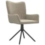 Sillas de comedor giratorias 2 uds de terciopelo gris claro de , Sillas de comedor - Ref: Foro24-344809, Precio: 157,46 €, De...
