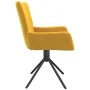 Sillas de comedor giratorias 2 uds terciopelo amarillo by , dining chairs - Ref: Foro24-344816, Price: 135,88 €, Discount: %