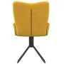 Sillas de comedor giratorias 2 uds terciopelo amarillo by , dining chairs - Ref: Foro24-344816, Price: 135,88 €, Discount: %