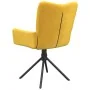 Sillas de comedor giratorias 2 uds terciopelo amarillo by , dining chairs - Ref: Foro24-344816, Price: 135,88 €, Discount: %