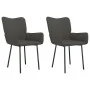 Sillas de comedor 2 unidades terciopelo gris oscuro von , Essstühle - Ref: Foro24-344821, Preis: 136,39 €, Rabatt: %