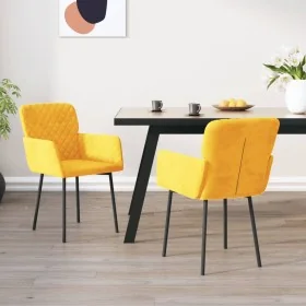 Sillas de comedor 2 unidades terciopelo amarillo von , Essstühle - Ref: Foro24-344786, Preis: 117,27 €, Rabatt: %