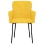 Sillas de comedor 2 unidades terciopelo amarillo by , dining chairs - Ref: Foro24-344786, Price: 117,29 €, Discount: %