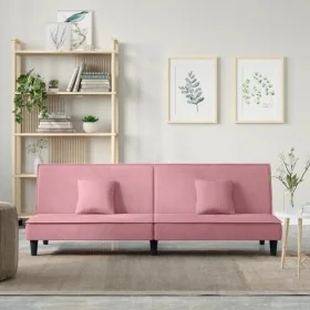 Sofá cama terciopelo rosa von , Sofas - Ref: Foro24-351910, Preis: 227,66 €, Rabatt: %