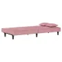 Sofá cama terciopelo rosa by , Sofas - Ref: Foro24-351910, Price: 227,66 €, Discount: %