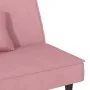 Sofá cama terciopelo rosa by , Sofas - Ref: Foro24-351910, Price: 227,66 €, Discount: %