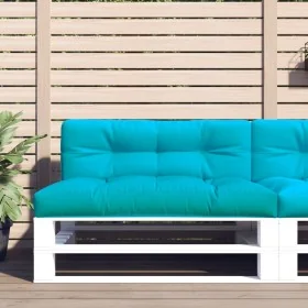 Cojín para sofá de palets tela turquesa 120x40x12 cm von , Kissen für Stühle und Sofas - Ref: Foro24-360644, Preis: 26,58 €, ...
