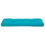 Cojín para sofá de palets tela turquesa 120x40x12 cm by , Cushions for chairs and sofas - Ref: Foro24-360644, Price: 26,58 €,...