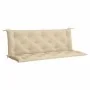 Cojín de banco de jardín tela Oxford beige 150x(50+50)x7 cm de , Cojines para sillas y sofás - Ref: Foro24-315019, Precio: 43...