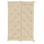 Cojín de banco de jardín tela Oxford beige 150x(50+50)x7 cm de , Cojines para sillas y sofás - Ref: Foro24-315019, Precio: 43...