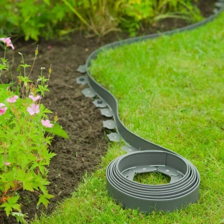 Nature Bordura de jardín gris 5cmx10m de , Ribetes y bordes para jardín - Ref: Foro24-442629, Precio: 45,97 €, Descuento: %