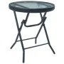 Mesa y sillas de bistró 3 piezas acero negro de , Conjuntos de jardín - Ref: Foro24-3054572, Precio: 131,48 €, Descuento: %
