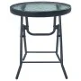 Mesa y sillas de bistró 3 piezas acero negro de , Conjuntos de jardín - Ref: Foro24-3054572, Precio: 131,48 €, Descuento: %